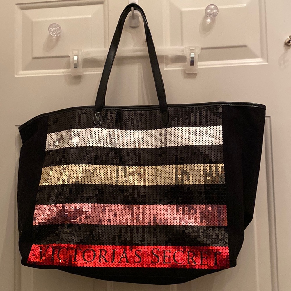 Victoria’s Secret Tote Bag Sequin Sparkle